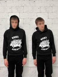 Image 2 of ★ "MDMA ADDICTION" RANGLAN HOODIE 