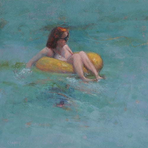 Image of Floating in Aqua - Cathy Engberg