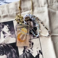 Image 3 of The Moon And Saturn Keychain