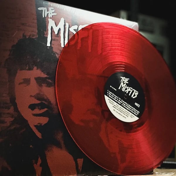 Image of the Misfits – "Static Age Demos & Outtakes" Lp (red vinyl)