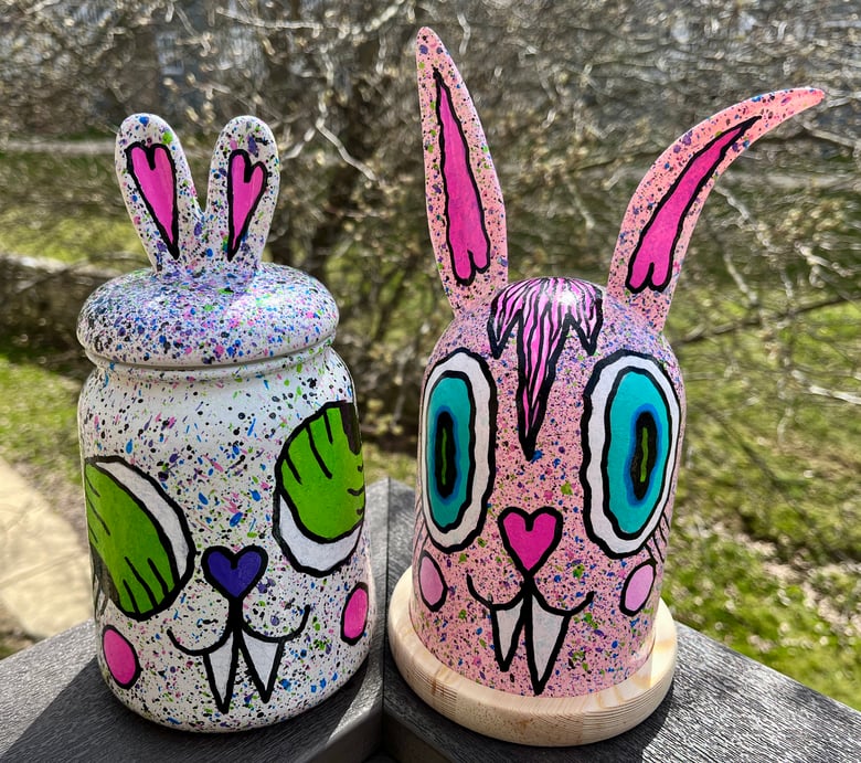 Image of Bunny Jar & Bunny Surprise Tray
