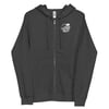 Unisex Fleece Zip Up Hoodie (Charcoal Heather)