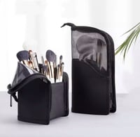 New design high quality Stand up waterproof polyester makeup brush holder