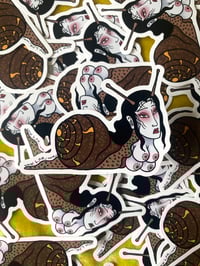 Image 4 of Madame Snail 3" Funky Sticker