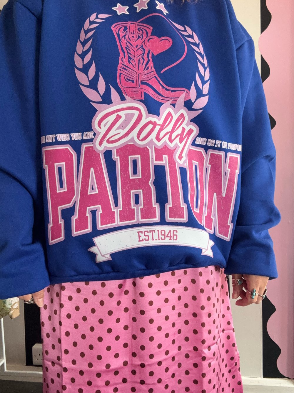 Image of Dolly varsity jumper