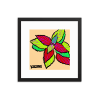 Image 1 of "Plant" Framed poster (14"x14" ONLY)