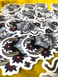 Image 2 of Hannya Mask 3" Japanese Tattoo Sticker