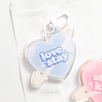 Image 2 of lovestay keychain