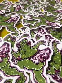 Image 2 of Existential Crisis Ballerina Frog 3" Sticker 
