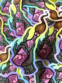 Image 5 of Pride Love Molotov Cocktail 3" Sticker