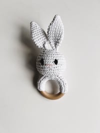 Image 3 of Handcrafted Crochet Bunny Rattle