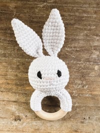 Image 2 of Handcrafted Crochet Bunny Rattle