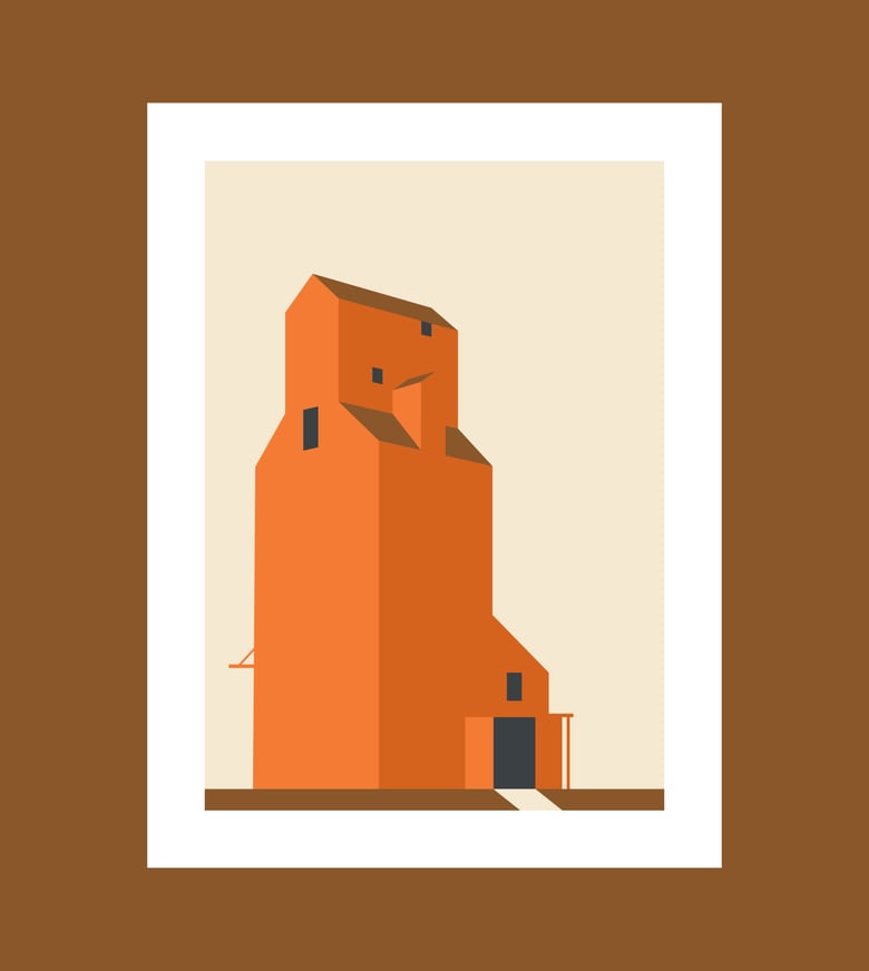 Image of Grain Elevator Print - ORG