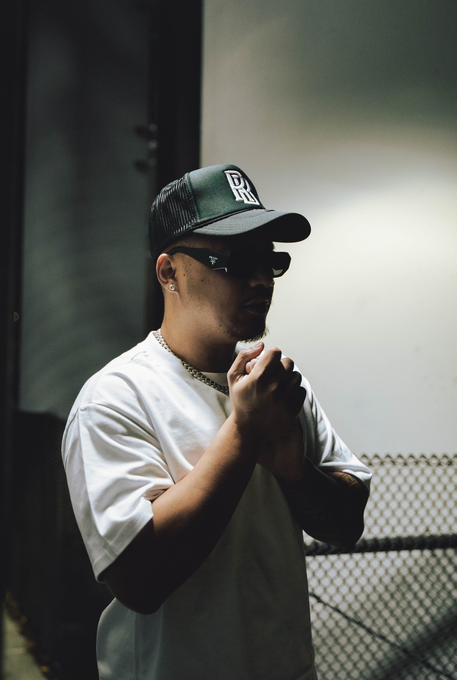 Image of BLACK RB TRUCKER HAT