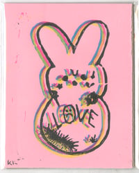 Image 2 of Lil Peep Linocut Block Prints (4.25"x5.5")