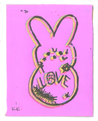 Image 3 of Lil Peep Linocut Block Prints (4.25"x5.5")