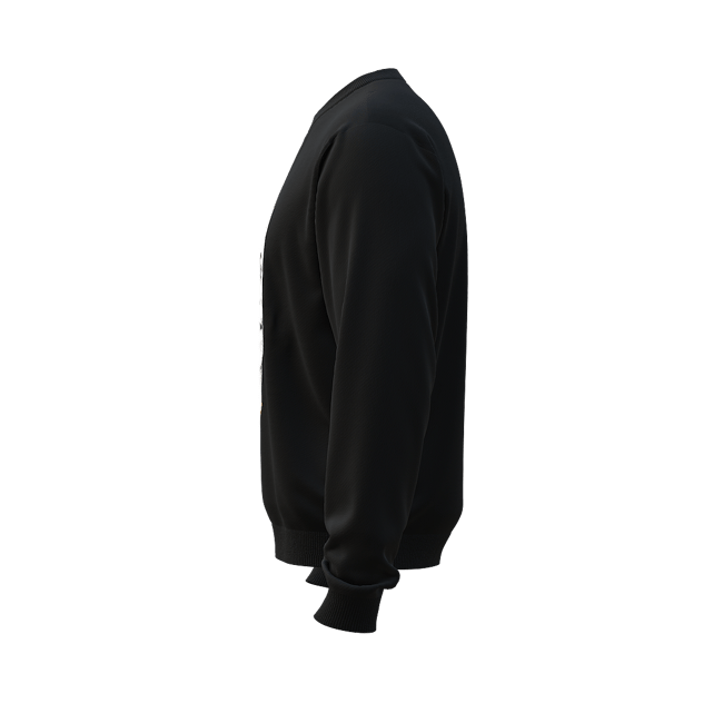 GOLD MOUTH CREWNECK BLACK