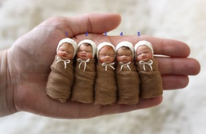 Image of 1:12 Scale OOAK Bundle Baby Boy #2