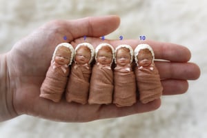 Image of 1:12 Scale OOAK Bundle Baby Girl #6