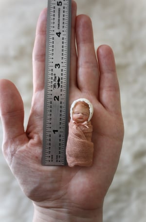 Image of 1:12 Scale OOAK Bundle Baby Girl #7