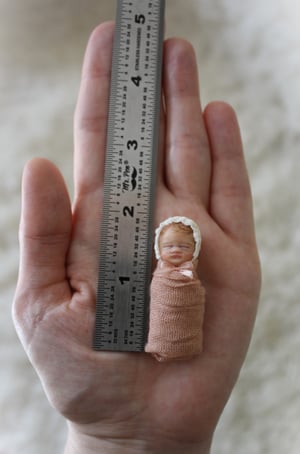 Image of 1:12 Scale OOAK Bundle Baby Girl #9