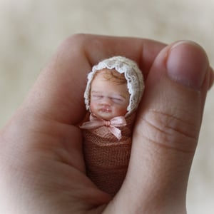 Image of 1:12 Scale OOAK Bundle Baby Girl #9