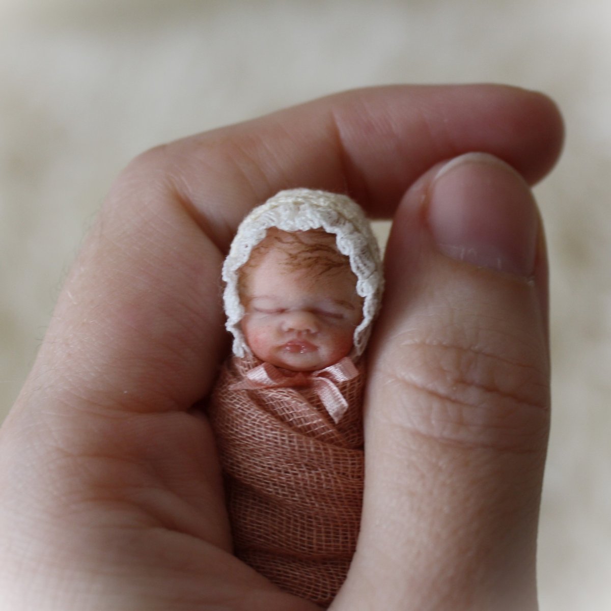 Image of 1:12 Scale OOAK Bundle Baby Girl #10