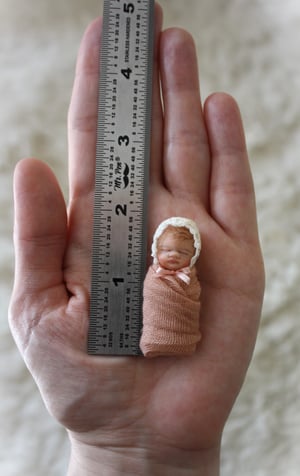 Image of 1:12 Scale OOAK Bundle Baby Girl #10