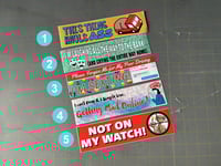 mini bumper stickers