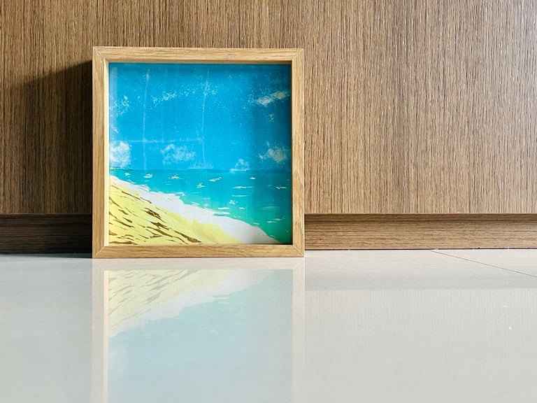 East Coast Plan (B-side) (Handmade relief print)