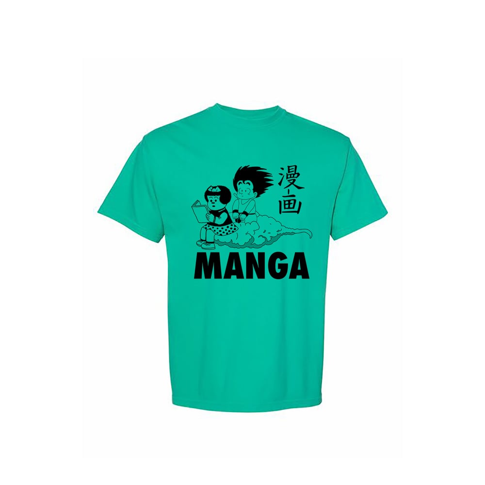 Image of "MANGA" TEE - GRASS (PREORDER)
