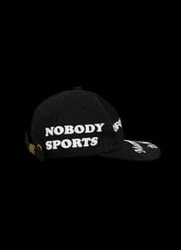 Image 3 of NOBODY SCREENPRINTED CAP 