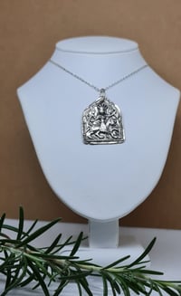 Image 2 of Silver Indian Goddess Pendant (SJ041)