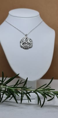 Image 2 of Silver Disc Pendant  (SJ043)