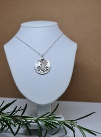 Image 3 of My Initial Silver Letter A Pendant (SJ051)