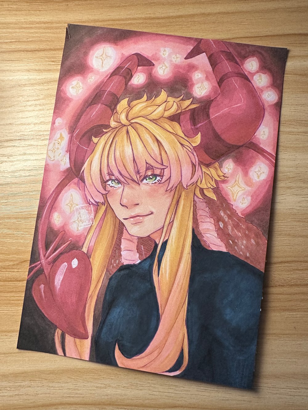 Image of Smiley Demon art print