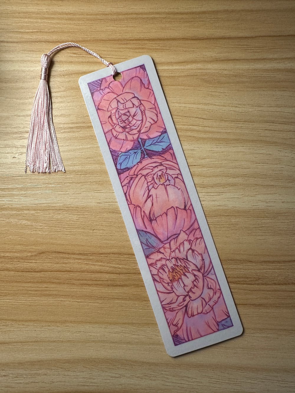 Image of Peony Bookmark 