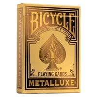 Image 1 of Bicycle MetalLuxe Gold 2022 Playing Cards