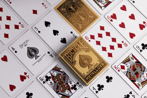 Image of Bicycle MetalLuxe Gold 2022 Playing Cards