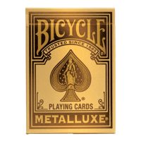 Image 3 of Bicycle MetalLuxe Gold 2022 Playing Cards