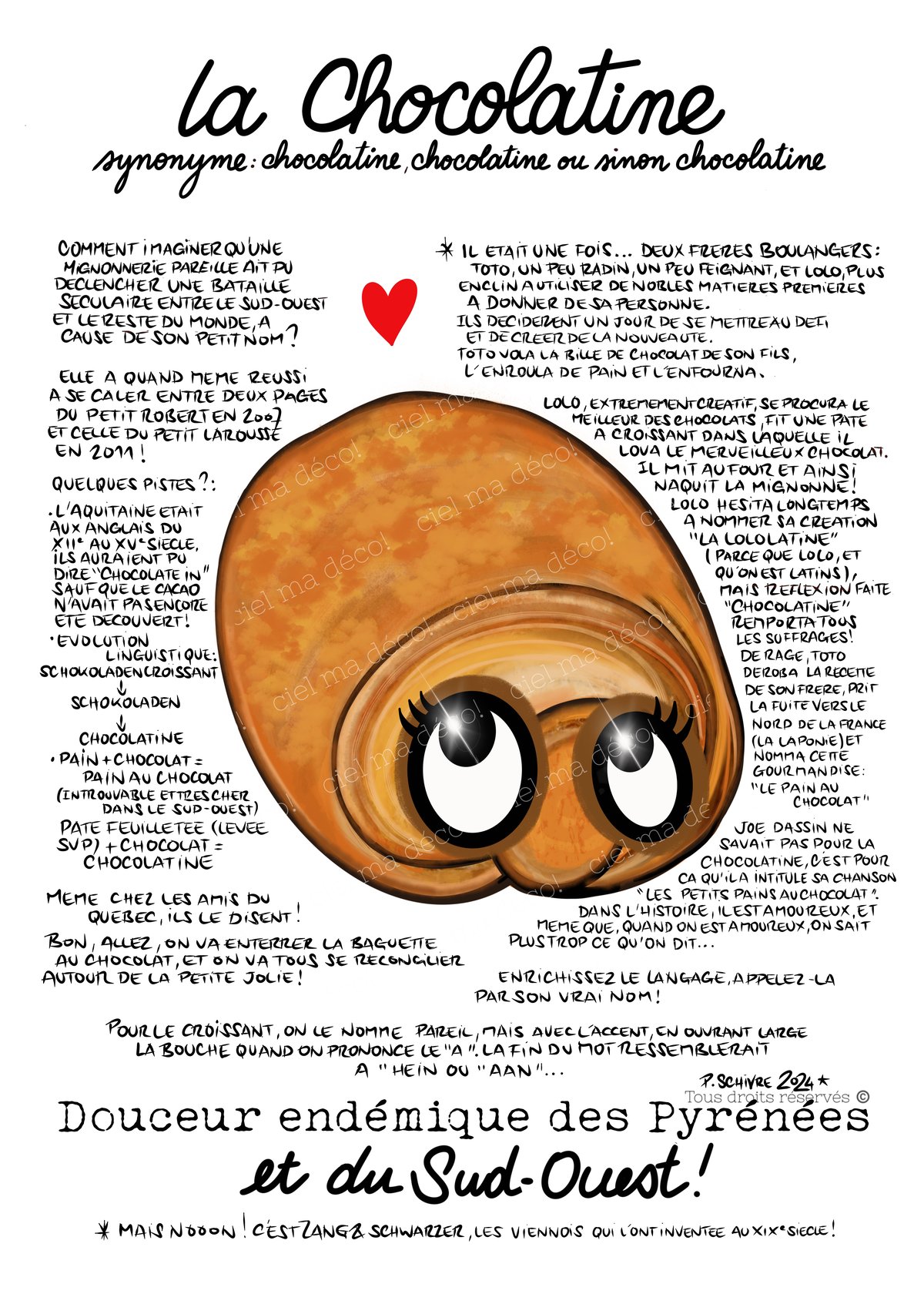 Image of L’affiche de la chocolatine 