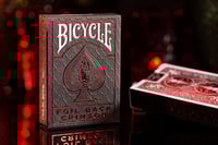 Image 2 of Bicycle Metalluxe Red Foil Back Playing Cards