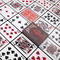 Image 4 of Bicycle Metalluxe Red Foil Back Playing Cards