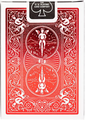 Image of Bicycle Metalluxe Red Foil Back Playing Cards