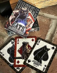 Image 1 of Bicycle Cats Playing Cards - Designed By Lisa Parker