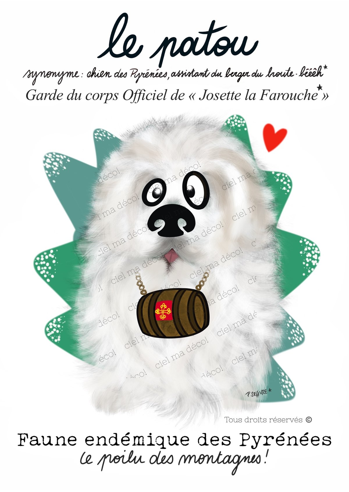 Image of Carte postale Le Patou
