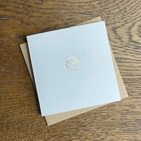 Image 2 of GOLD FOILED DOVE GREETINGS CARD