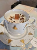 Image 1 of Gingerbread - TEACUP & SAUCER CANDLE