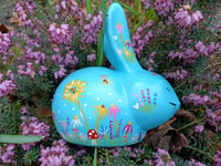 Image 1 of Ceramic hand painted bunny