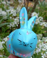 Image 3 of Ceramic hand painted bunny